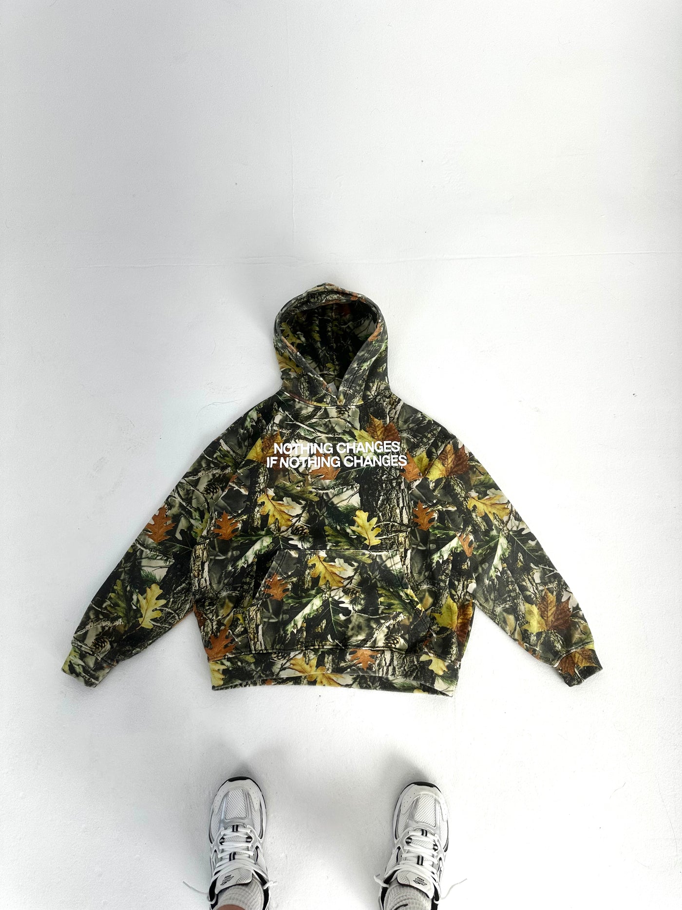 Nothing Changes Camo Hoodie