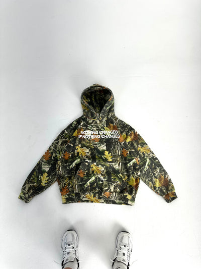 Nothing Changes Camo Hoodie