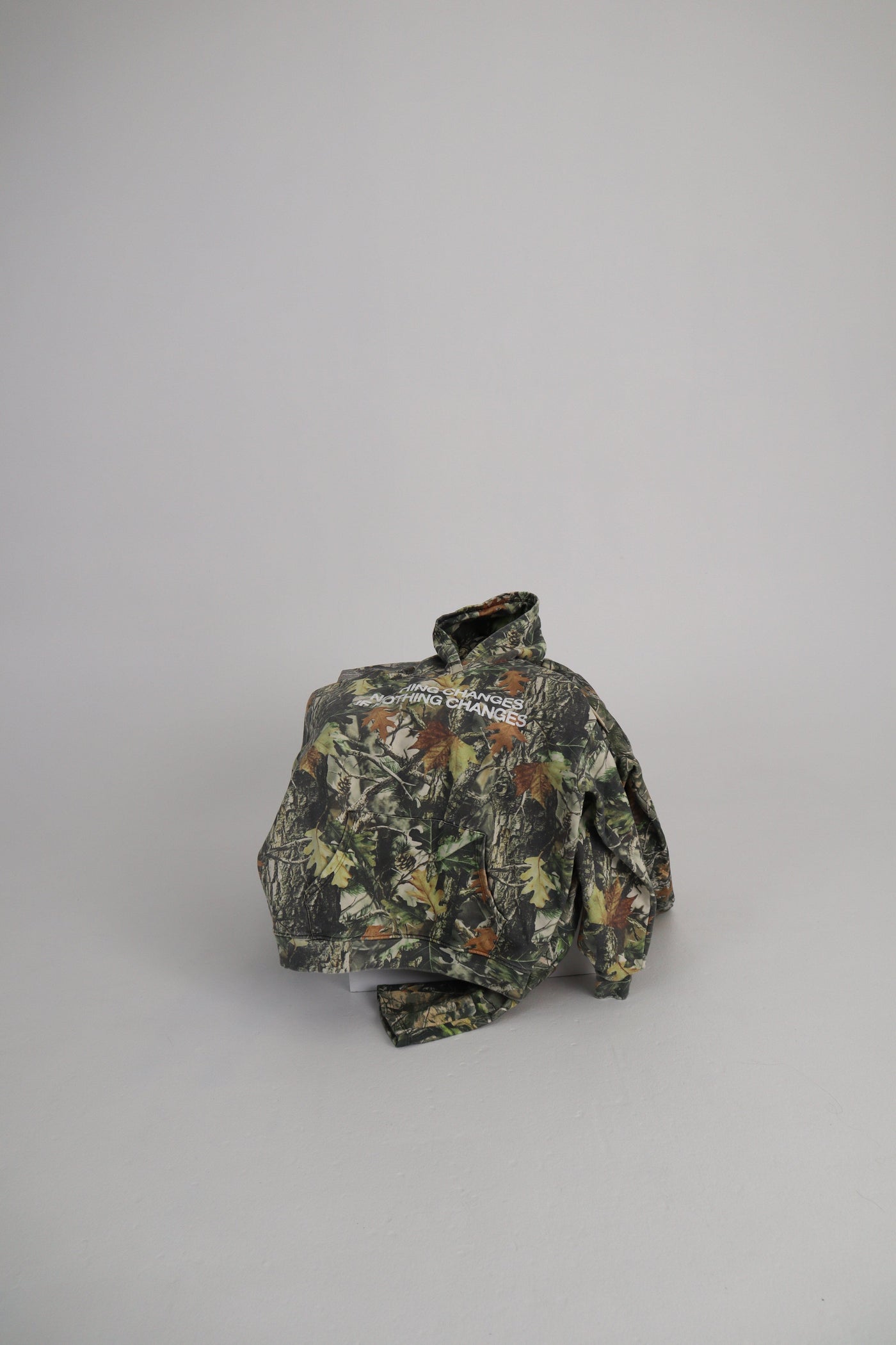 Nothing Changes Camo Hoodie