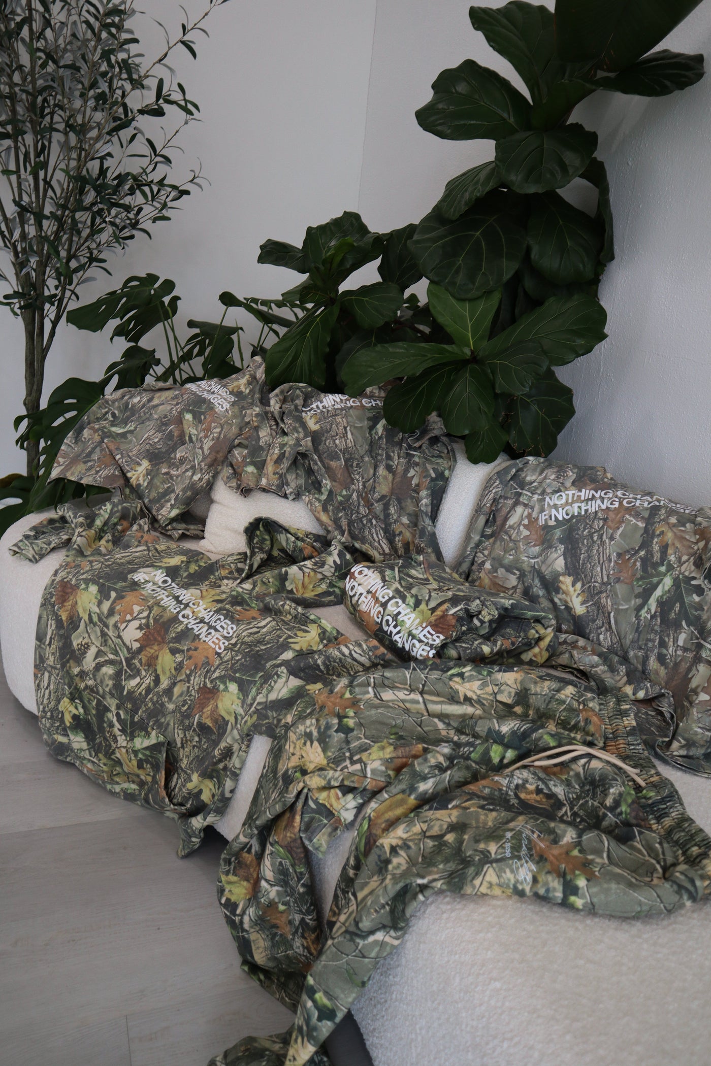 Nothing Changes Camo Hoodie